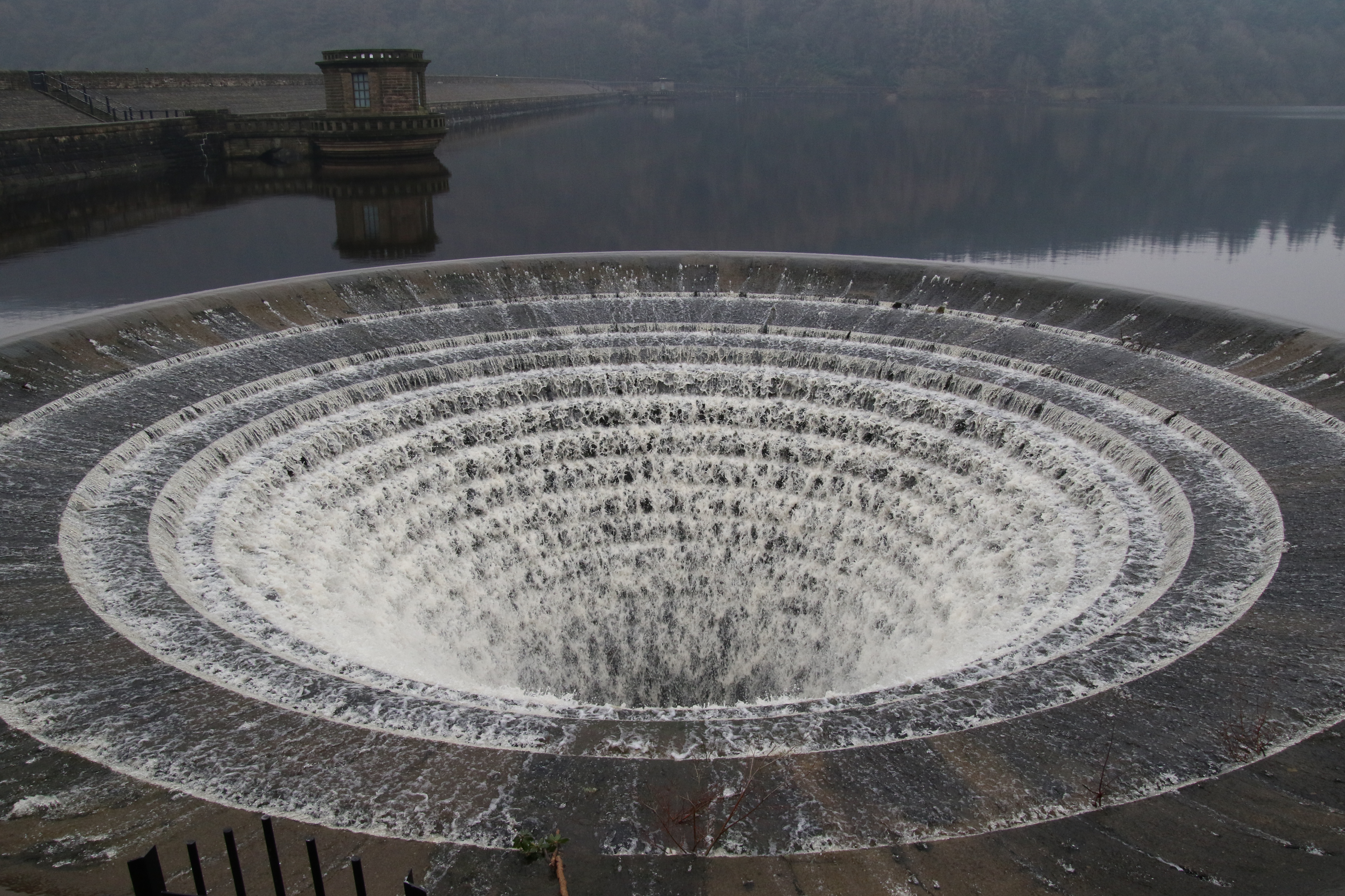 Plughole at Ladybower Resevoir